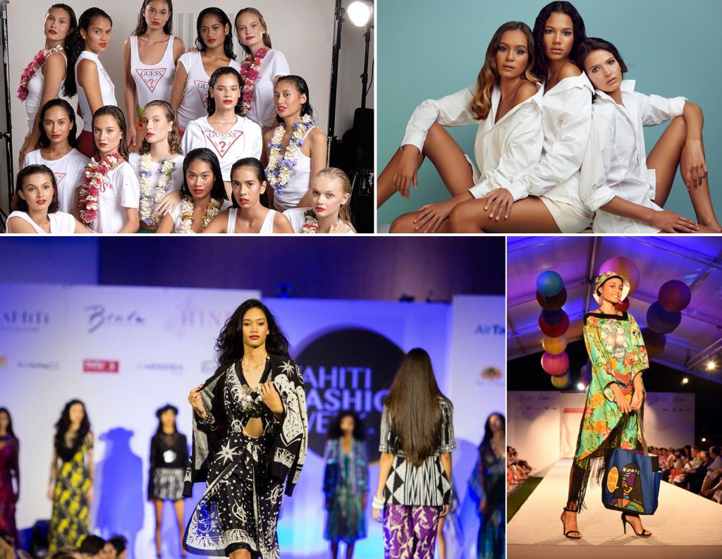 Mannequins de la Tahiti Fashion Week