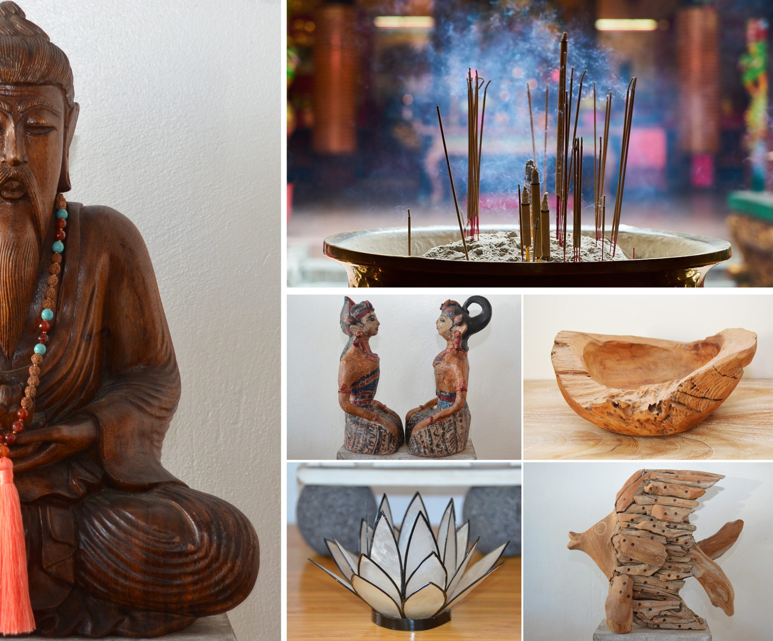 Objets de décorations disponible à la Boutique Mimpi Manis